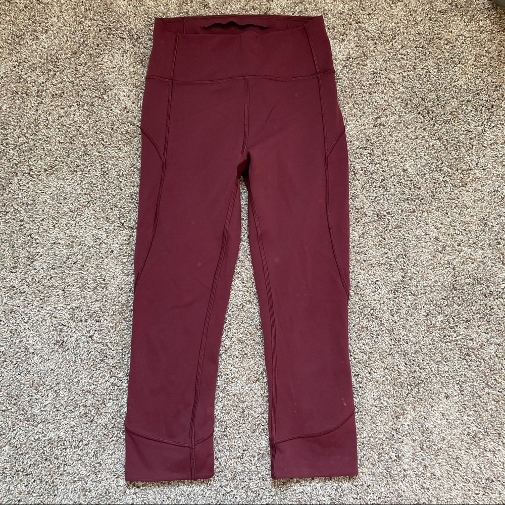 Lululemon In Movement Crop Everlux 19”